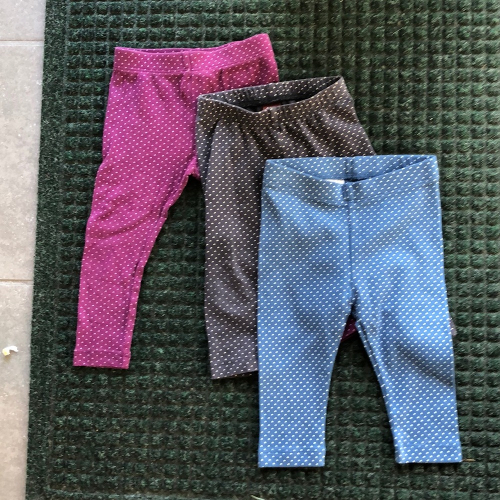 Lot of 3 pairs tea leggings